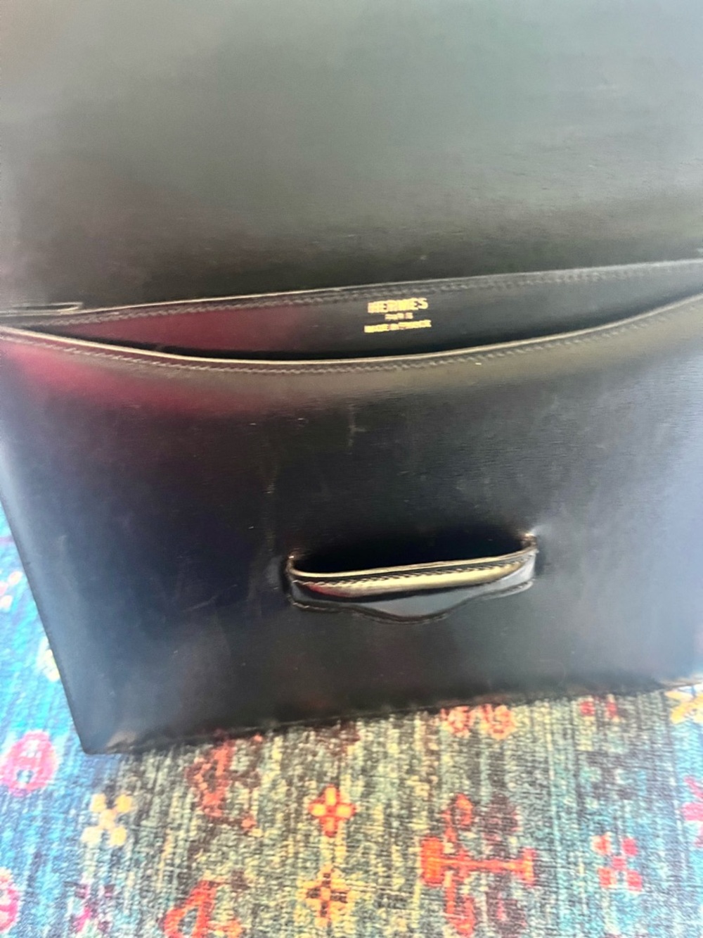 Hermes Faco Clutch in black - Picture 3 of 12